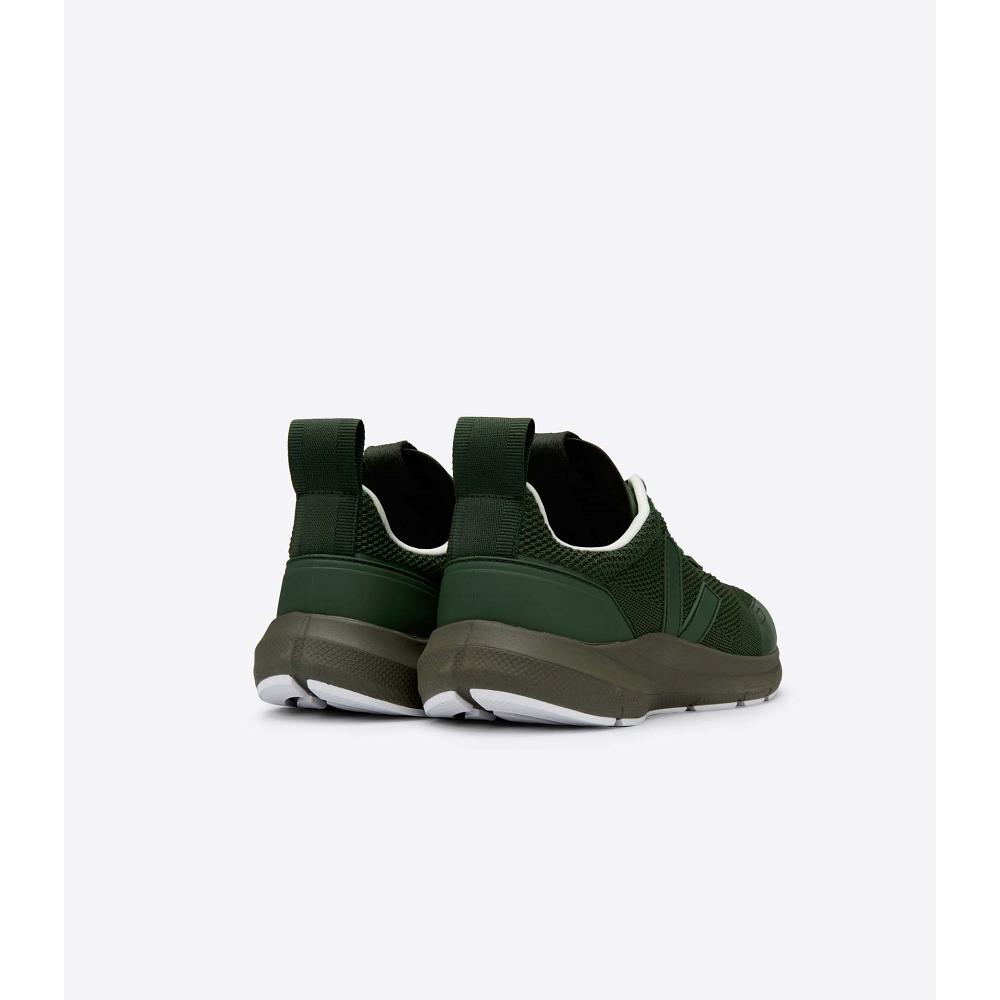 Green Men's Veja PERFORMANCE V-KNIT VEJA X RICK OWENS Running Shoes | AU 160OKI